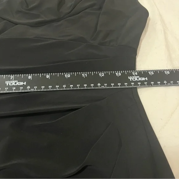 Lauren Ralph Lauren Women’s Classy Black Jersey Stretch Cowlneck Dress Size 8 - Picture 6 of 9